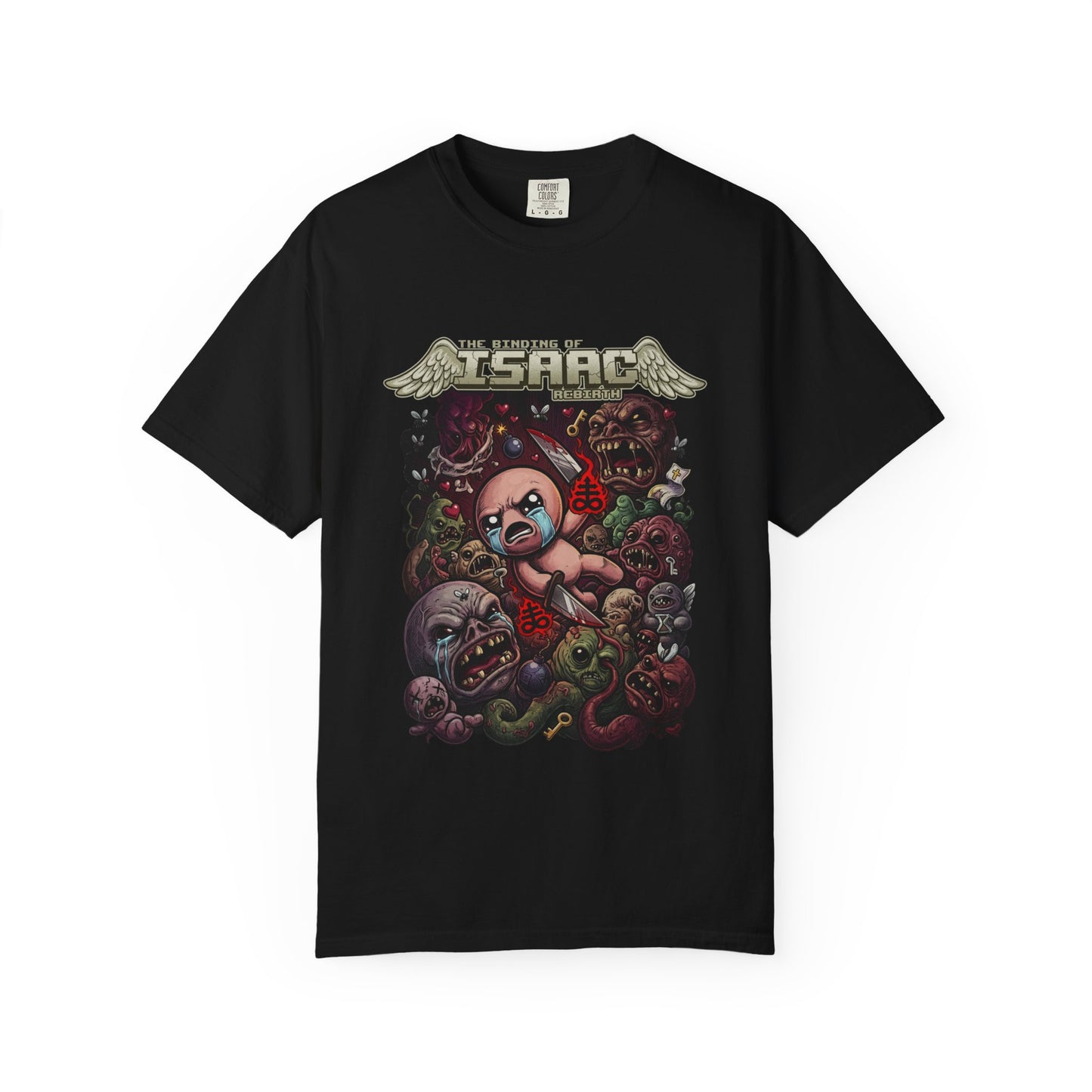 Binding of Isaac Rebirth Pixel Art Fan Portrait Premium T-Shirt