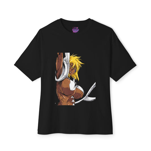 Tier Harribel Bleach Shark Teeth Water Queen Portrait Premium Oversized Unisex T-Shirt