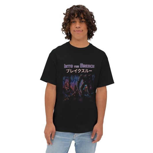 Into the Breach Mech Squad Gaming Graphic Oversized Tee | Katakana Squad
