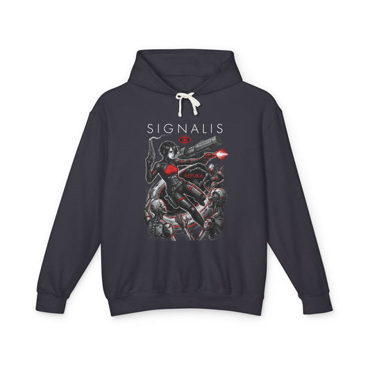 Signalis Dystopian Regime Replika Corruption Nightmarish Art Unisex Premium Hoodie