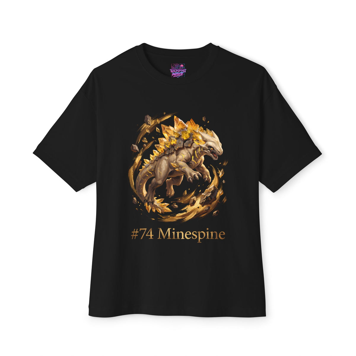 Minespine Aniimo Gold Oil Painting Creature Art - Oversized Premium Tee