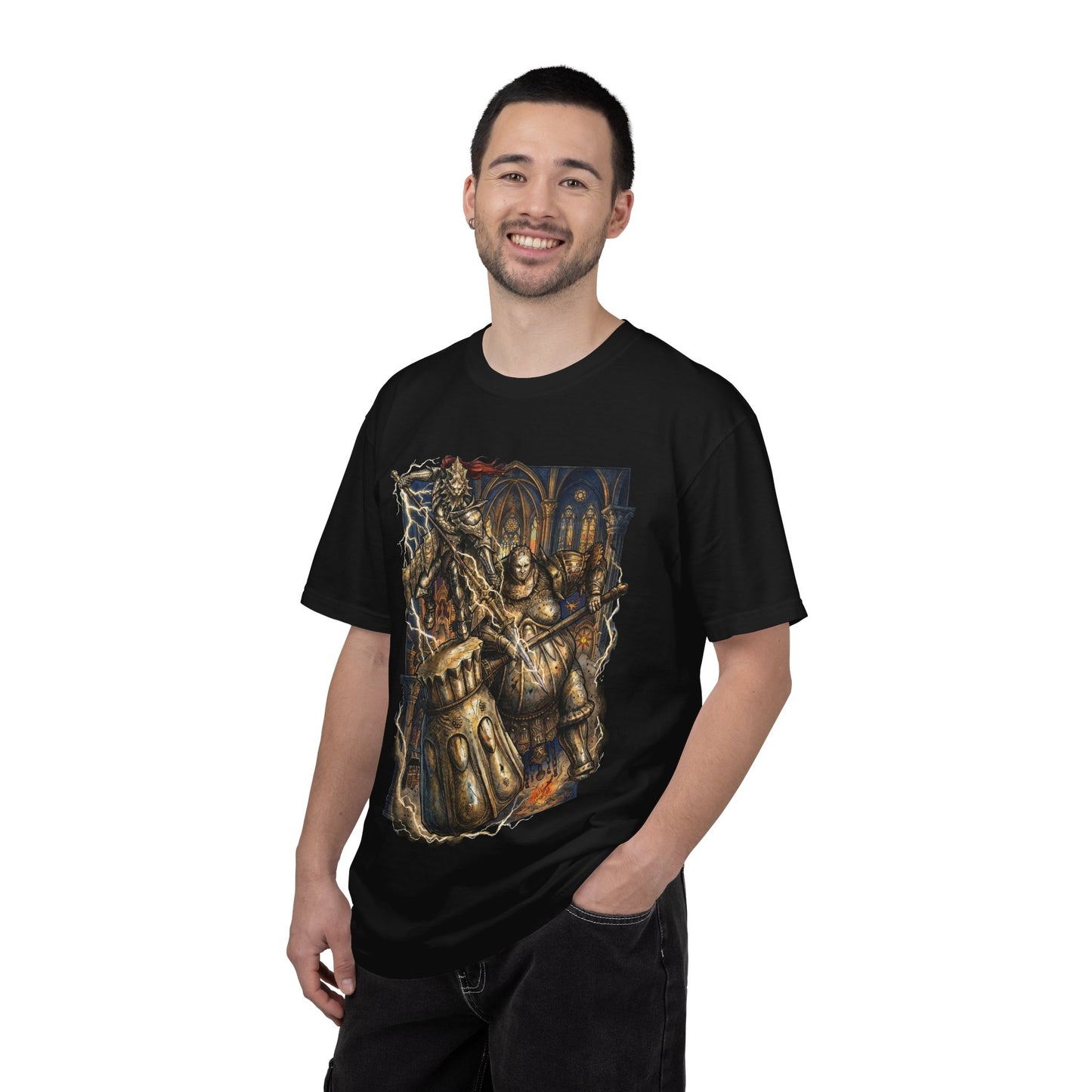 Dragonslayer Ornstein Smough Hammer Warrior Premium T-Shirt