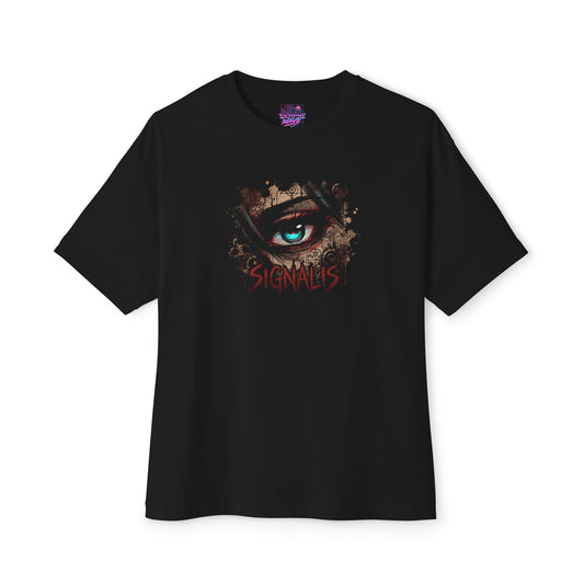 Signalis Replika Elster Ariane Sapphic Sci-Fi Horror Art Premium Oversized Unisex T-Shirt