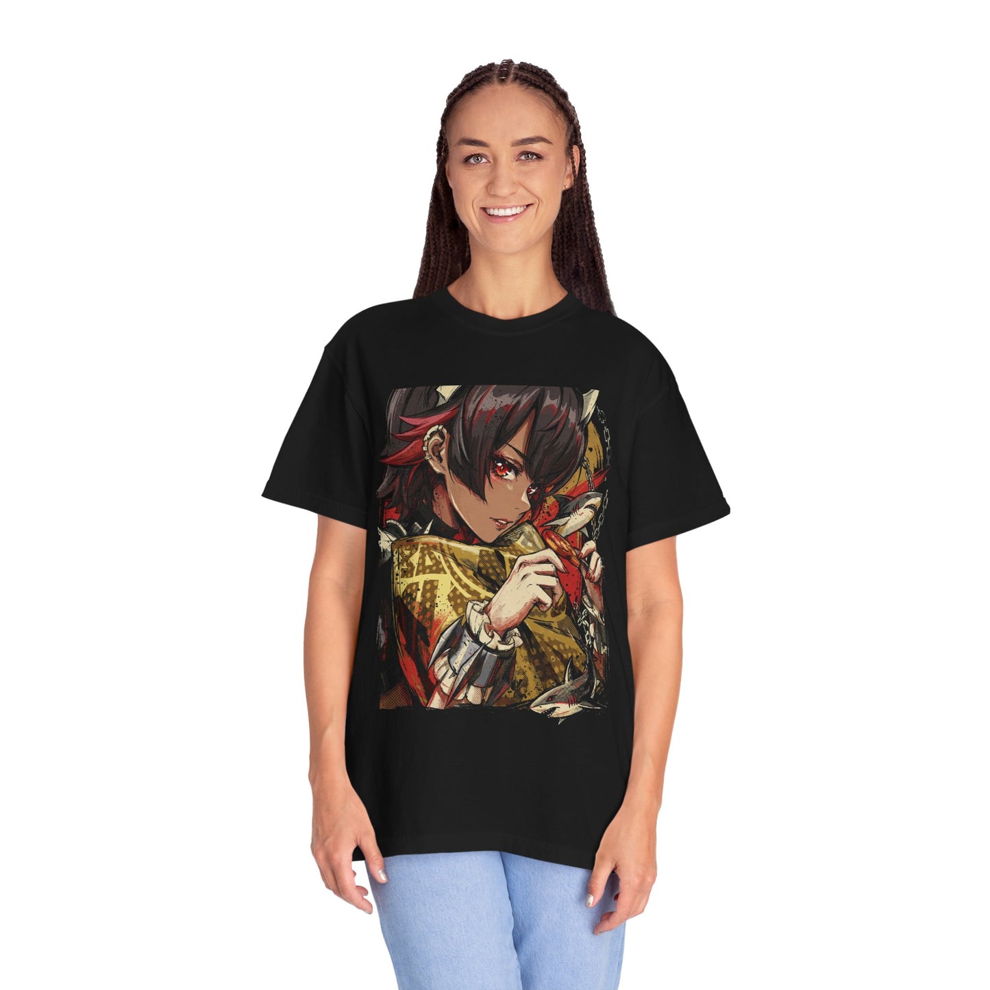 Ellen Joe ZZZ Shark Tail Scissors Maid Outfit Art Premium T-Shirt