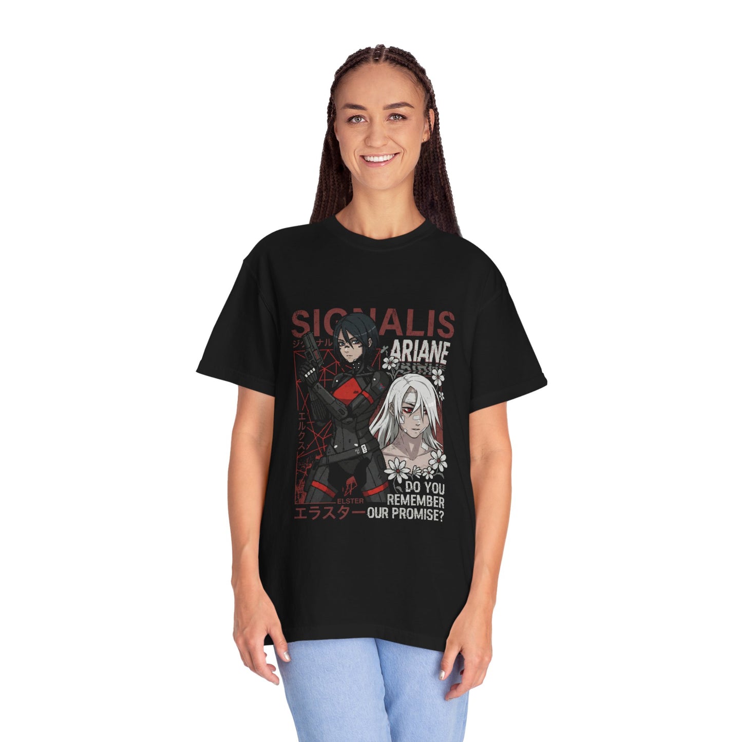Signalis Elster Ariane Connection Deep Space Melancholy Art Premium T-Shirt