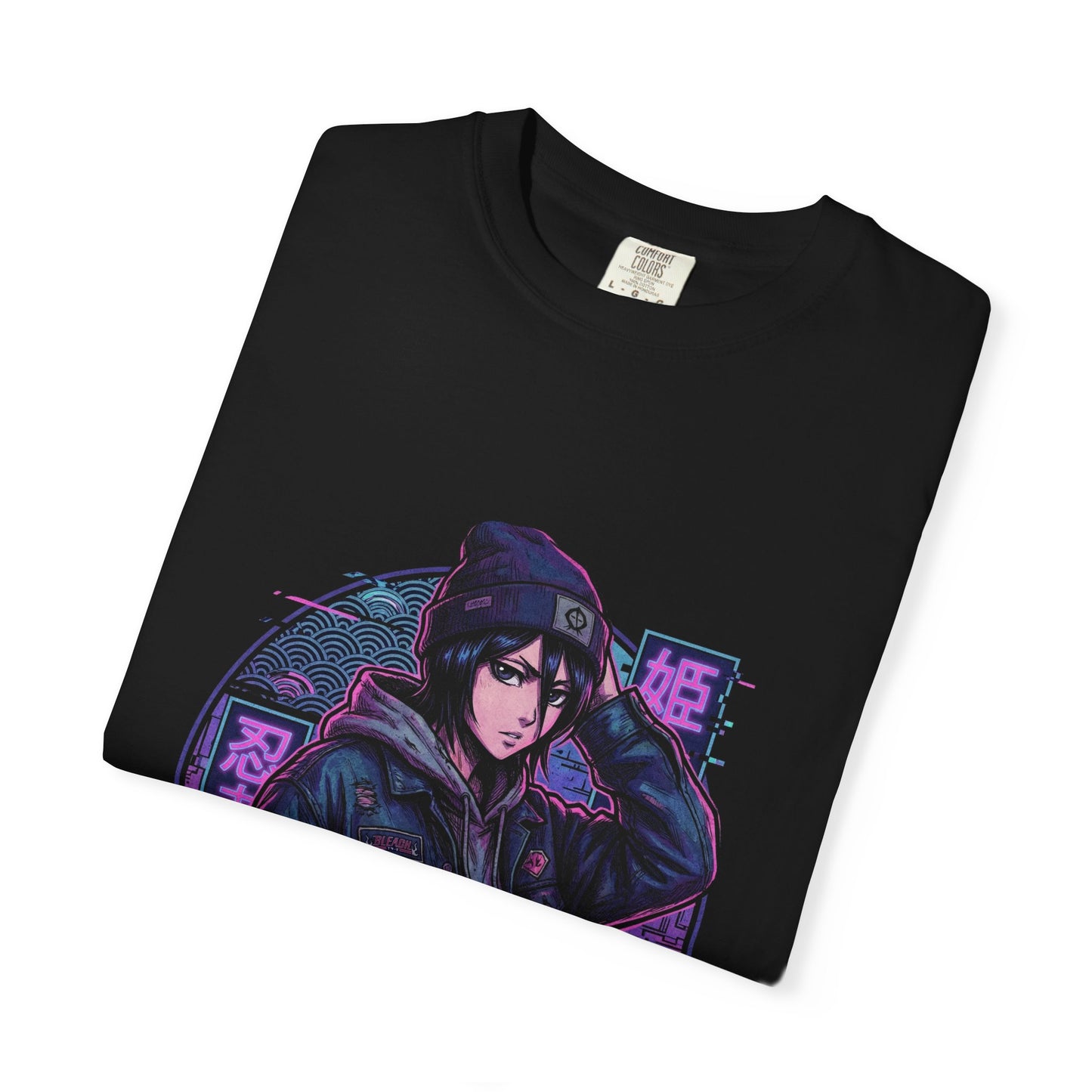 Rukia Kuchiki Black Hair Soul Reaper Print Premium T-Shirt