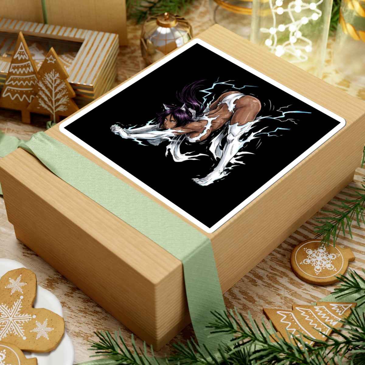 Bleach Yoruichi Shihouin Flash Goddess Martial Arts Master Sticker