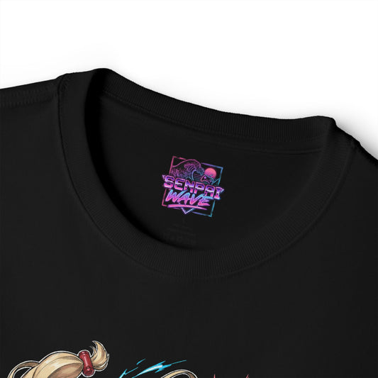 Zenless Zone Zero Alice and Yuzuha Umbrella Lightning Fan Art Oversized T-Shirt