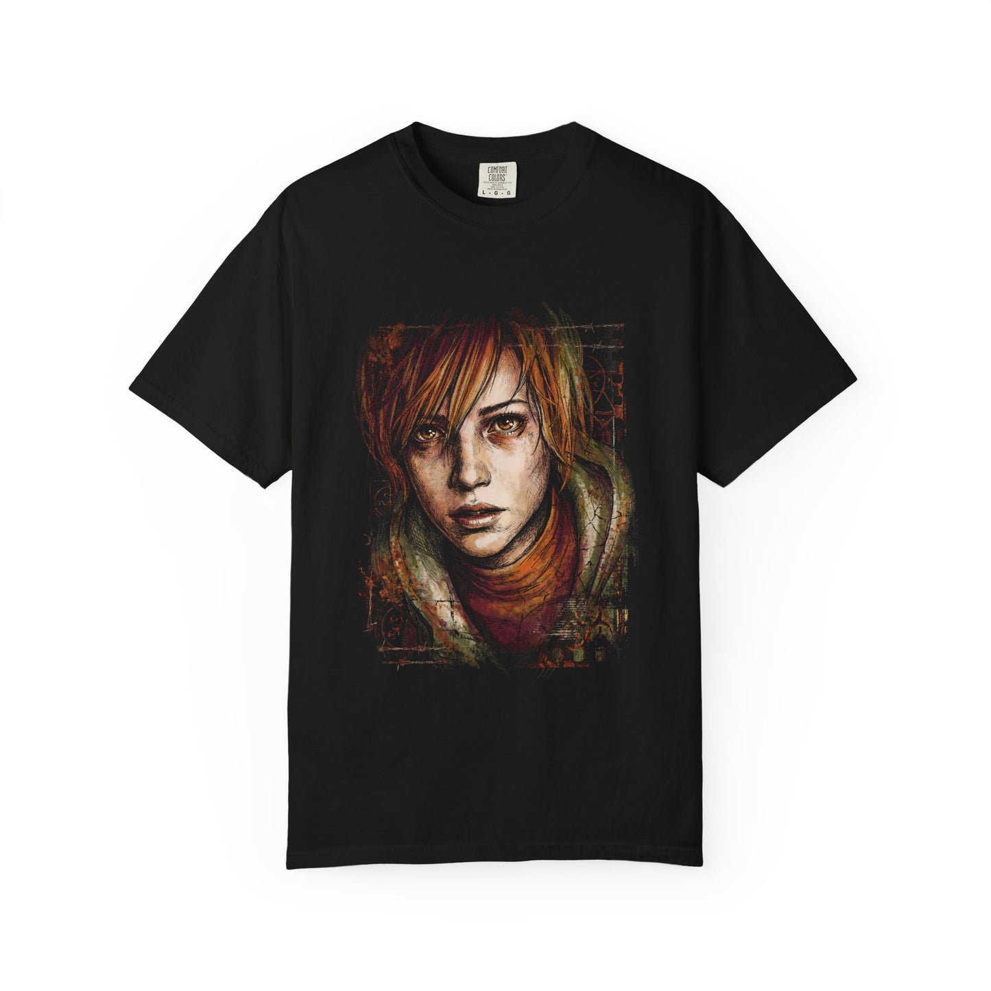 Heather Mason SH3 Red Pendant Gold Chain Reincarnation Art Premium T-Shirt