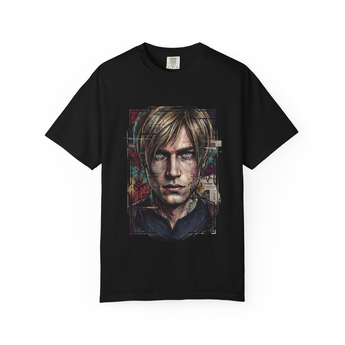 Resident Evil Requiem Leon Kennedy Update Style Combat Portrait Premium T-Shirt
