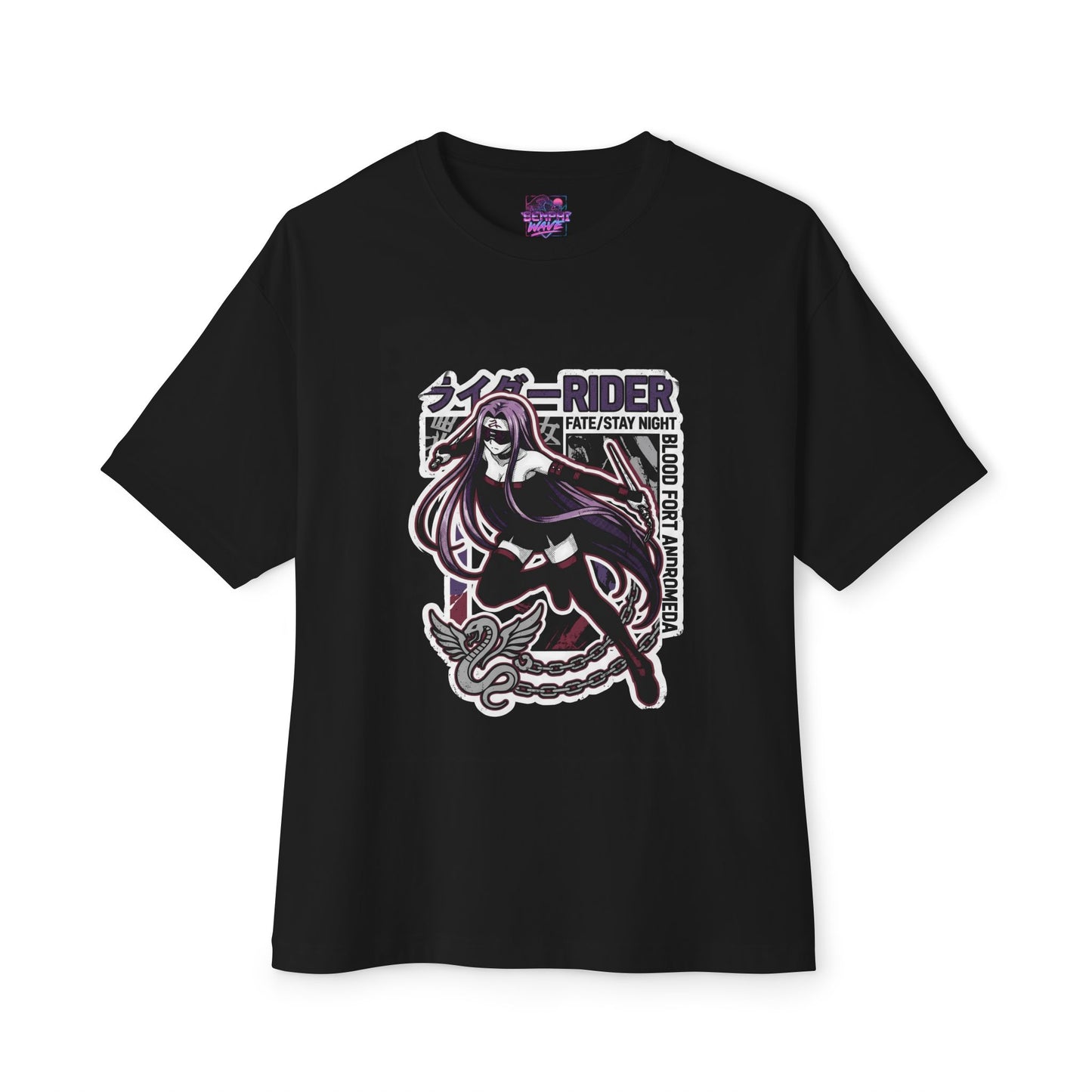 Fate/Stay Night Rider Chains – Gorgon Queen Design Premium Oversized Unisex T-Shirt