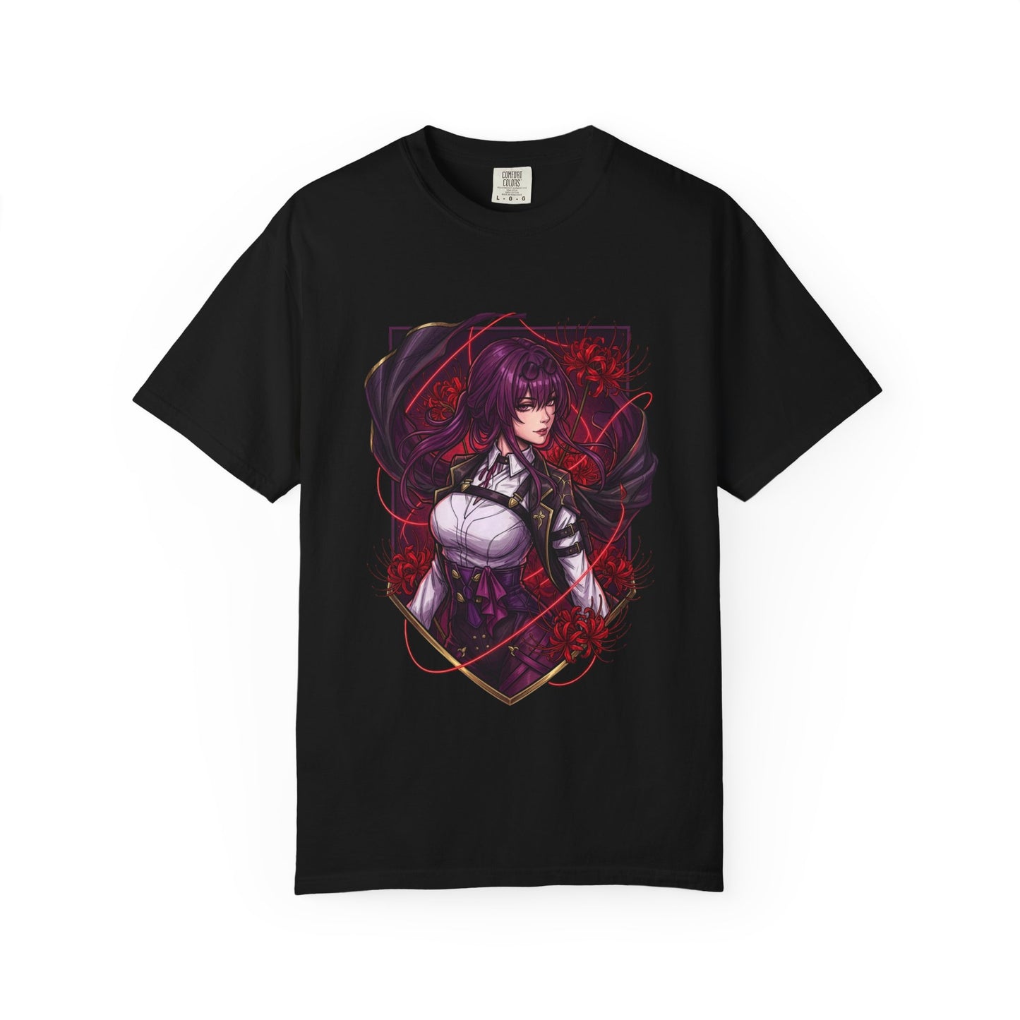 Kafka Honkai Star Rail: Elegant Purple Hair Beauty Premium T-Shirt