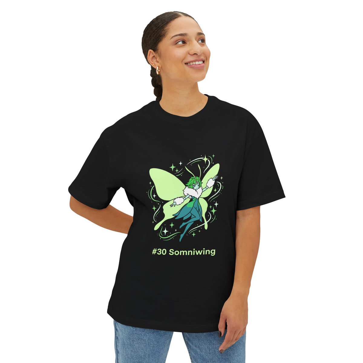 Somniwing Aniimo Minimalist Creature Art - Oversized Premium Tee