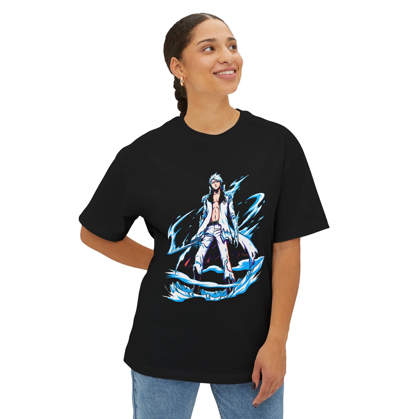 Toshiro Hitsugaya Bleach Bold Anime Character Shirt - Oversized Premium Tee