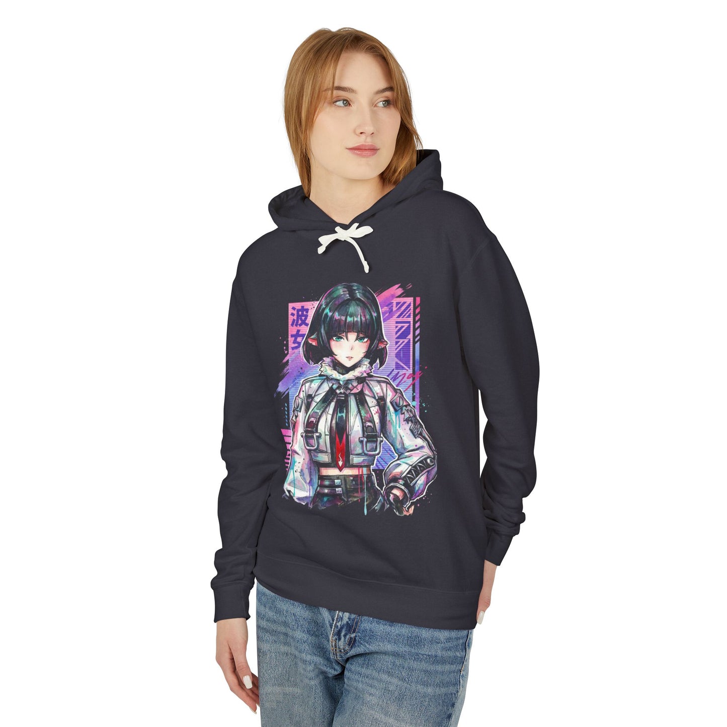 Jane Doe ZZZ Fanged Metal Build Unisex Premium Hoodie