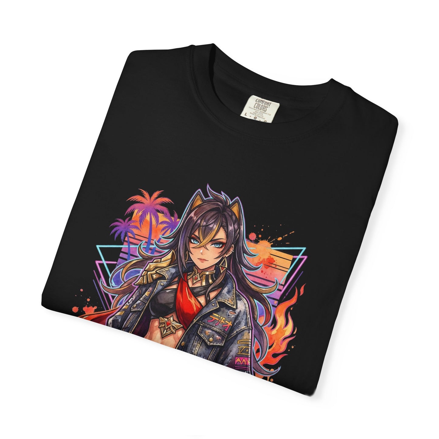 Dehya Genshin Vaporwave Golden Armor Punk Style Art Premium T-Shirt