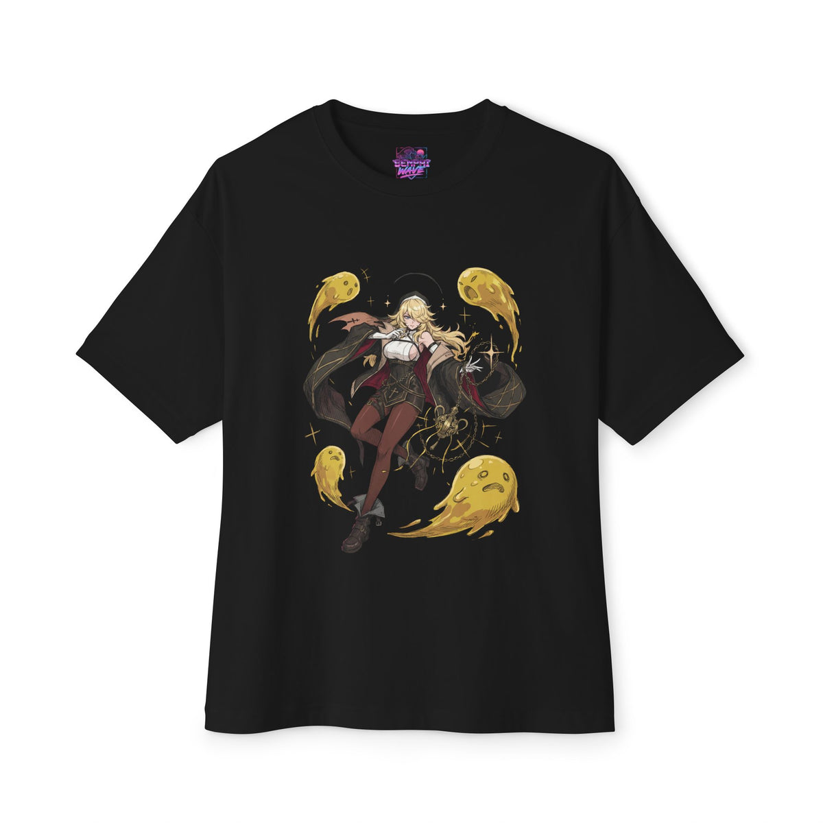 Chaos Zero Nightmare Orlea Golden Ghost Slimes Fan Art Oversized T-Shirt