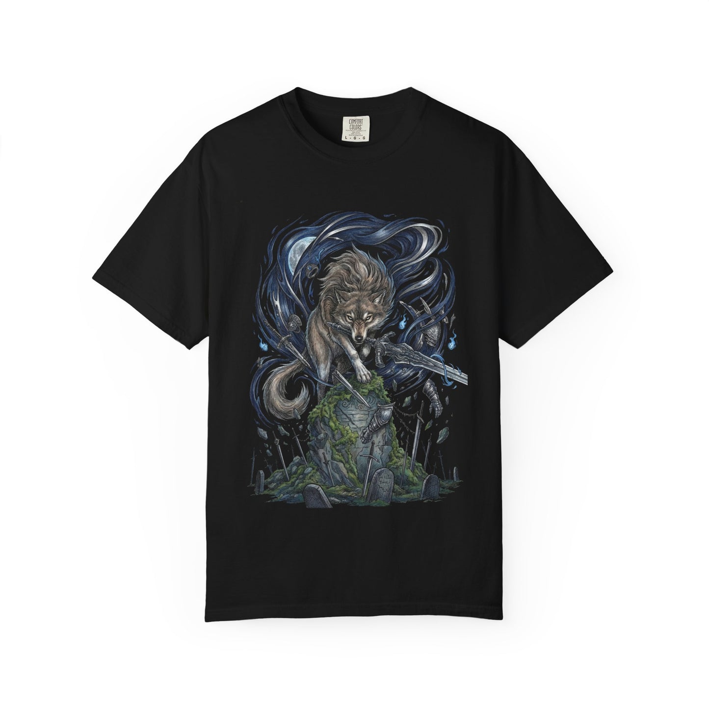 Great Grey Wolf Sif Loyal Knight Companion Premium T-Shirt