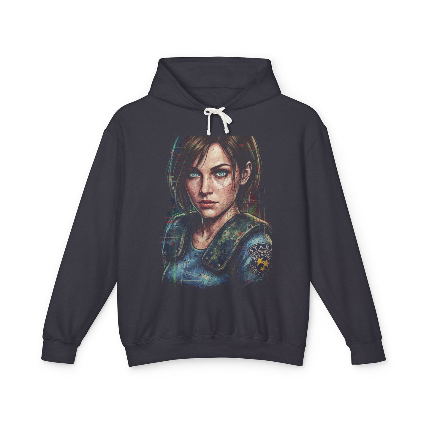RE Jill Valentine Raccoon City Outbreak STARS Leader Art Unisex Premium Hoodie