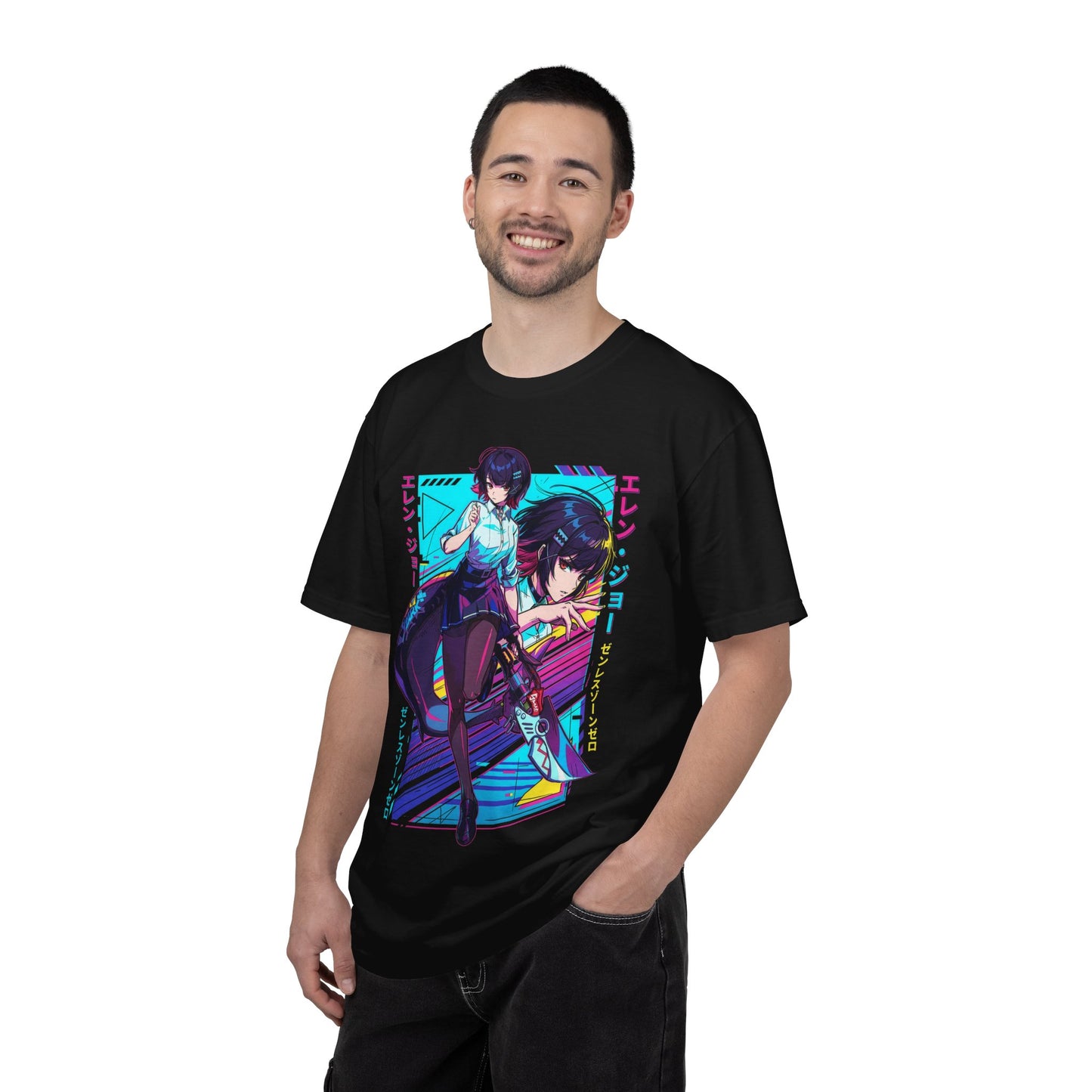 Ellen Joe Zenless Zone Zero Synthwave Retro Neon Premium T-Shirt