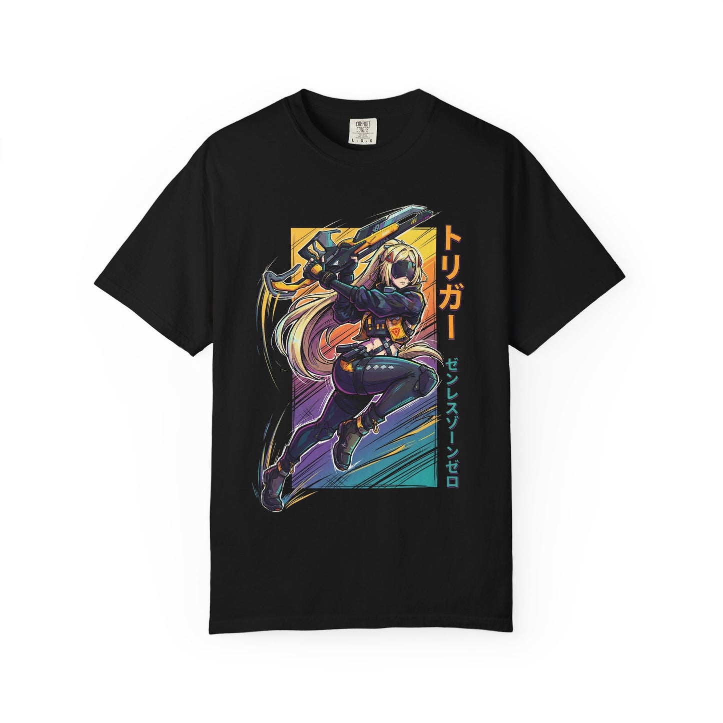 Zenless Zone Zero Trigger Retro Synthwave Electric Stun Premium T-Shirt