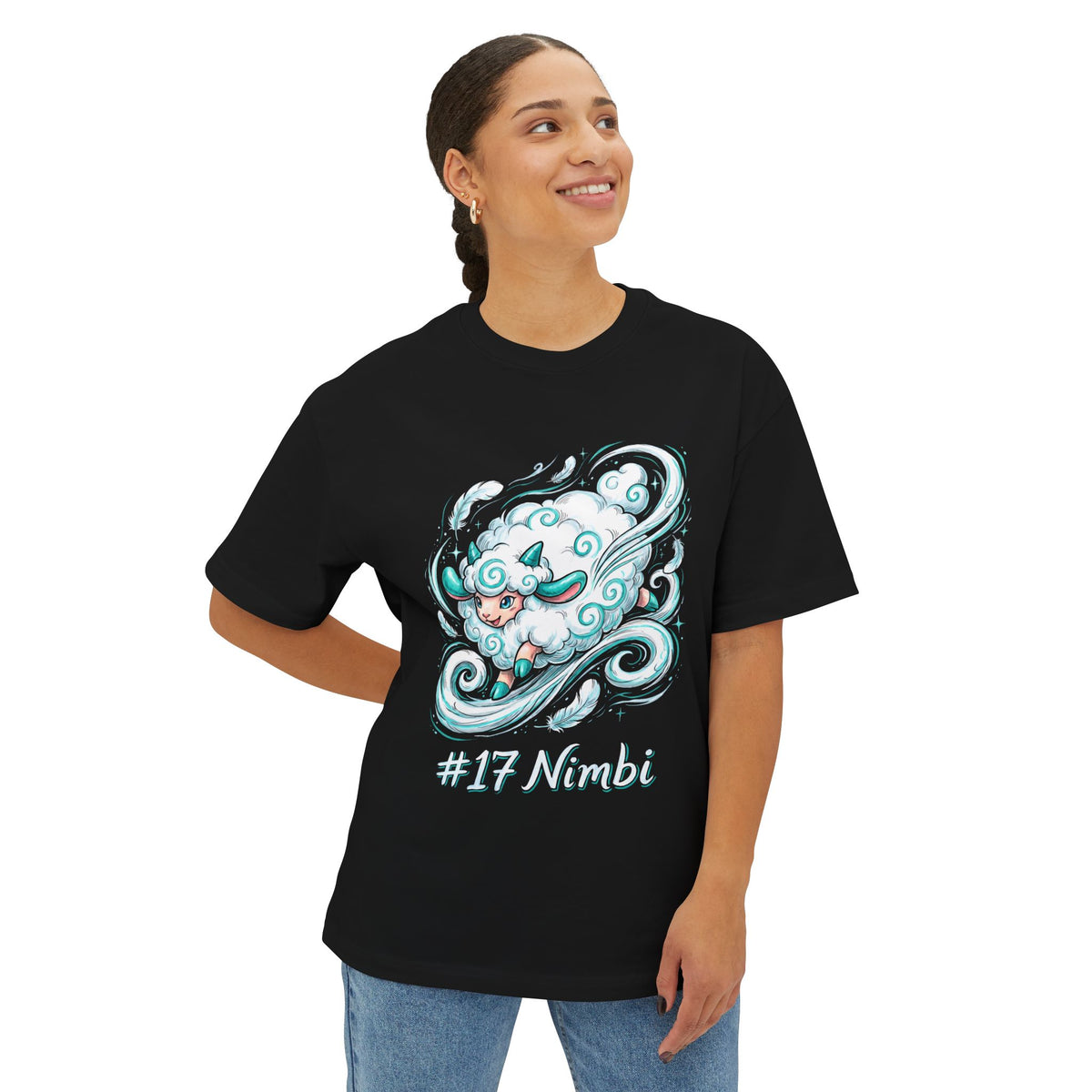 Nimbi Aniimo Elemental Burst Creature Art - Oversized Premium Tee
