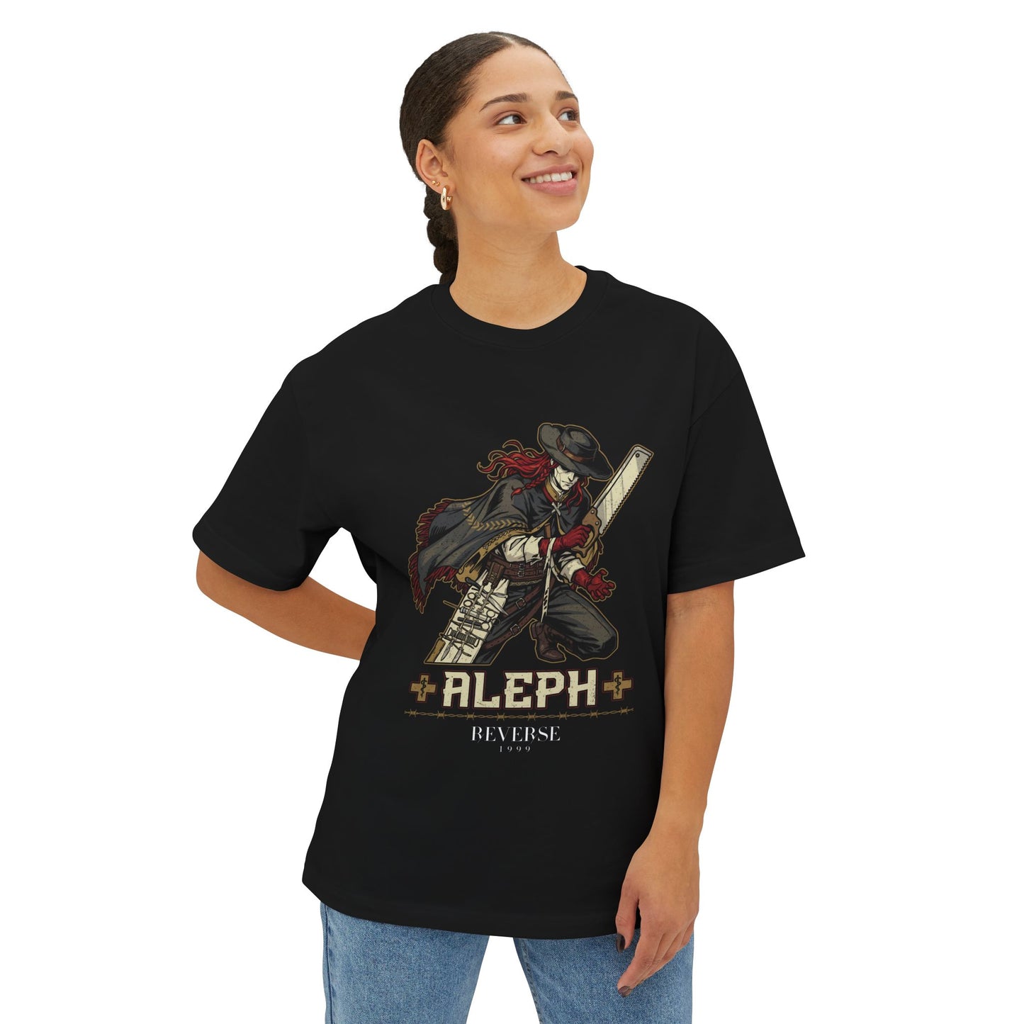 Aleph Straight Jacket Gaucho – Reverse 1999 6-Star Legend Premium Oversized Unisex T-Shirt