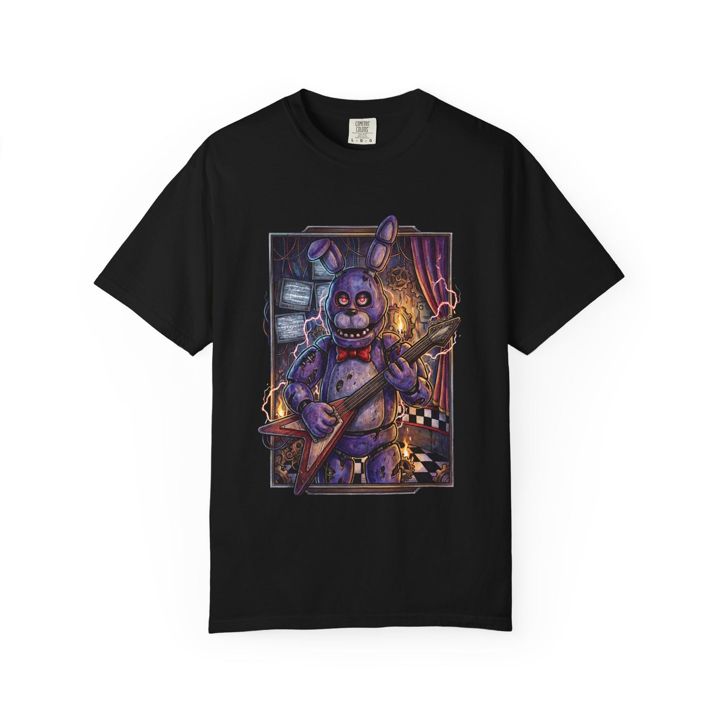Classic Bonnie Red Bowtie FNAF Fan Art Premium T-Shirt