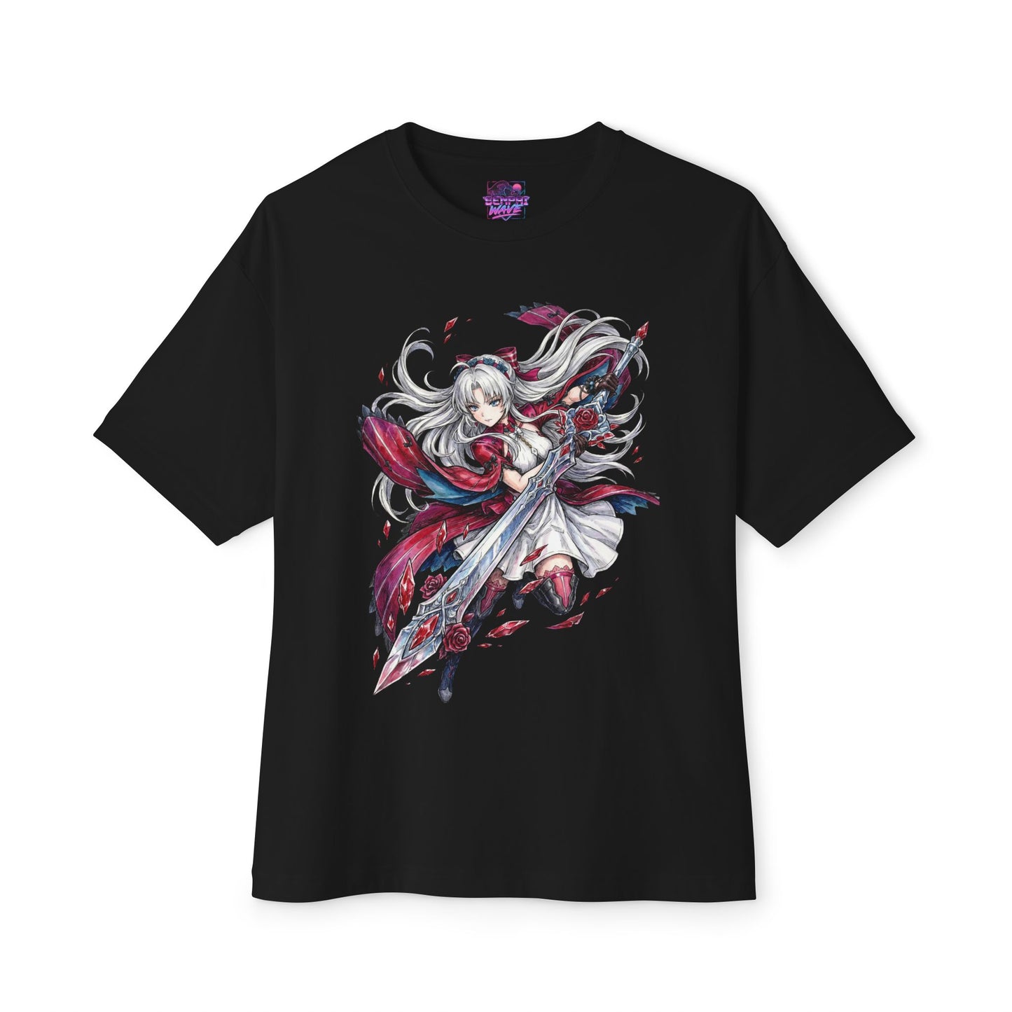 WuWa Carlotta: Glacio Pistol Hypercarry Premium Oversized Unisex T-Shirt