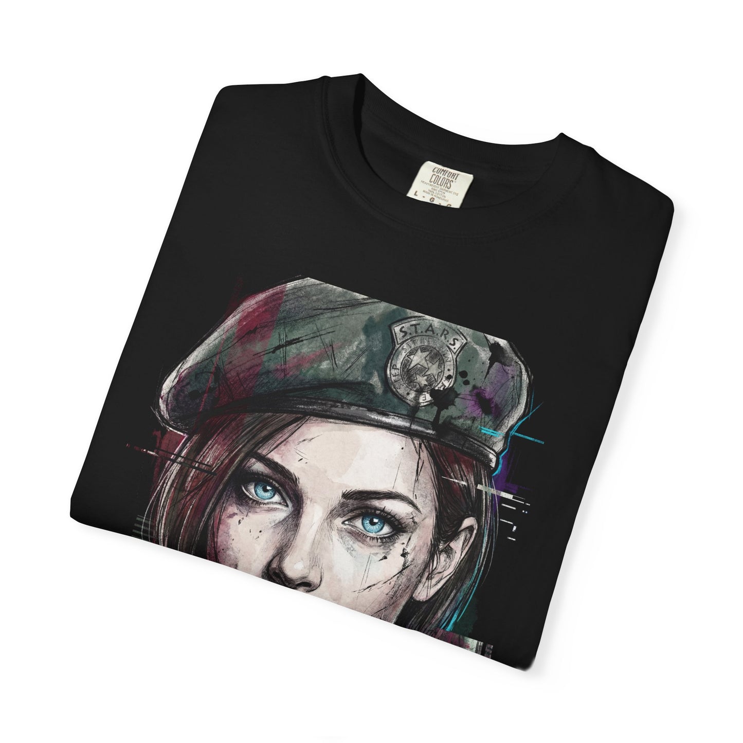 Resident Evil Jill Valentine Herb Green Red Blue Mix Design Premium T-Shirt