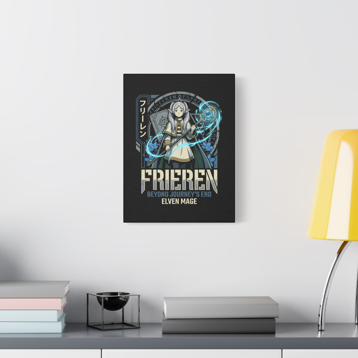 Frieren Beyond Journey's End Elven Mage Staff Canvas Print