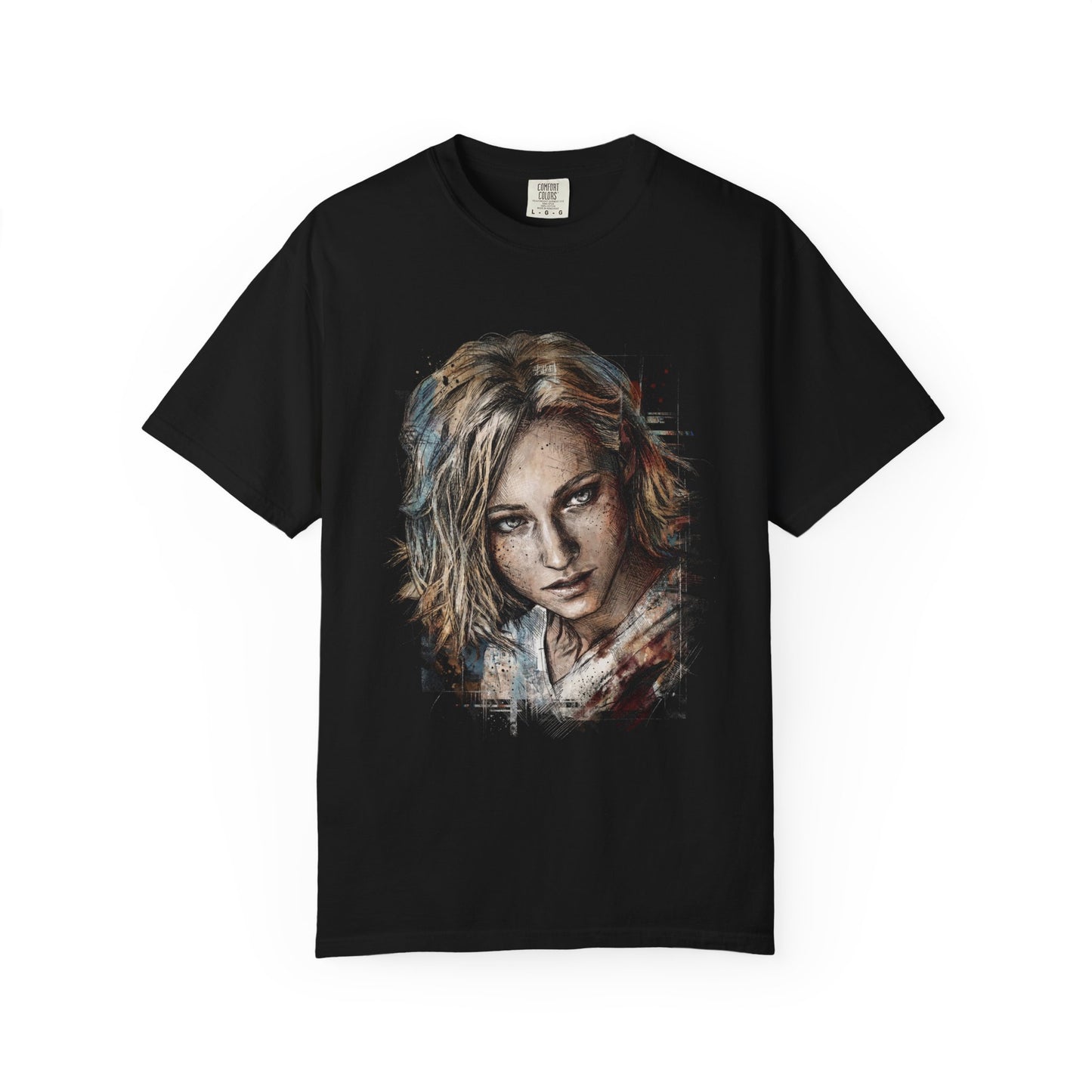 RE9 Grace Ashcroft Wrenwood Hotel Mystery Investigator Portrait Premium T-Shirt